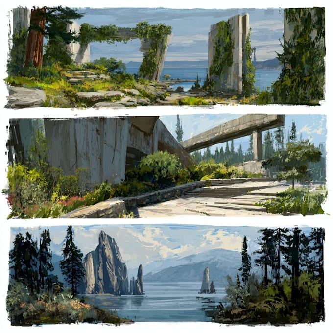environment concept art landscape design