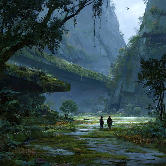 Environment concept art landscape design by Lorsanrwesa | Fiverr
