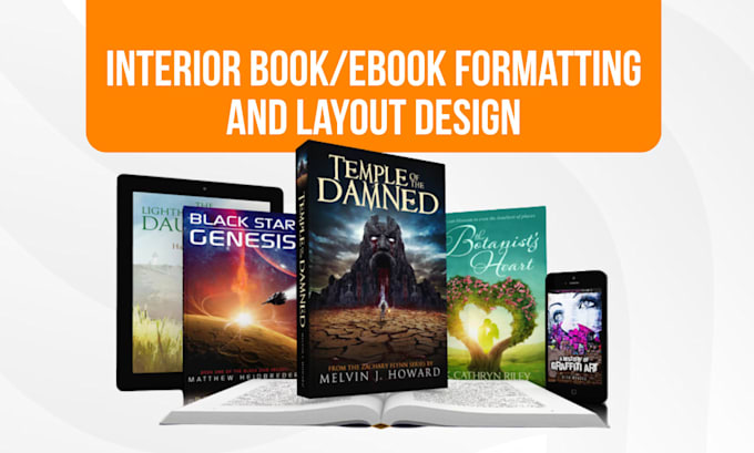 do ebook design, book formatting,book design, ebook formatting and layout design