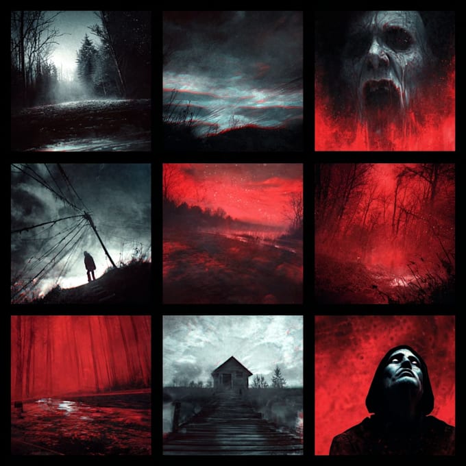 Design horror, creepy and scary thumbnails for youtube by Craucsnea ...
