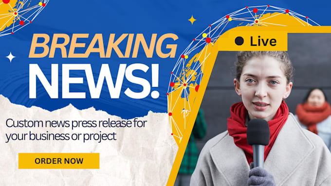 create custom news press release for your business or project