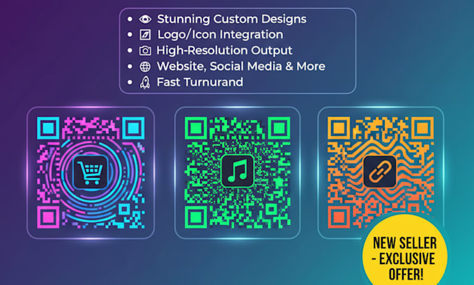 design qr code using custom generator and maker in business cards and stationery