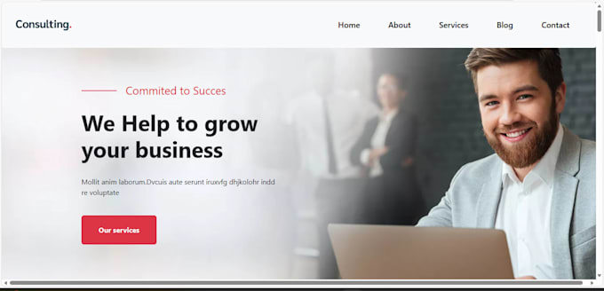 create responsive website in html CSS javascript
