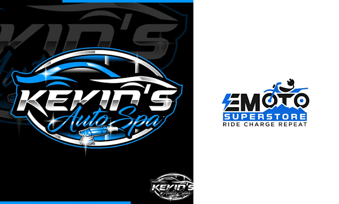 automotive logo design car, garage, racing, detailing auto