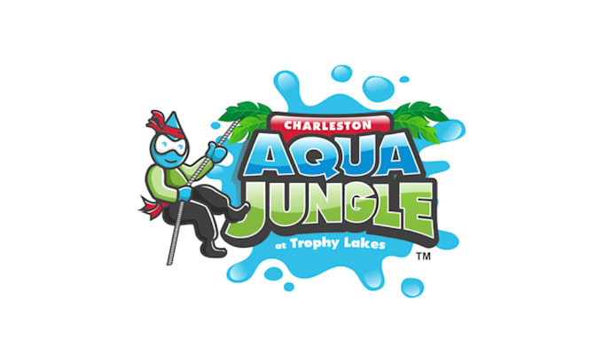 create awesome water park logo design