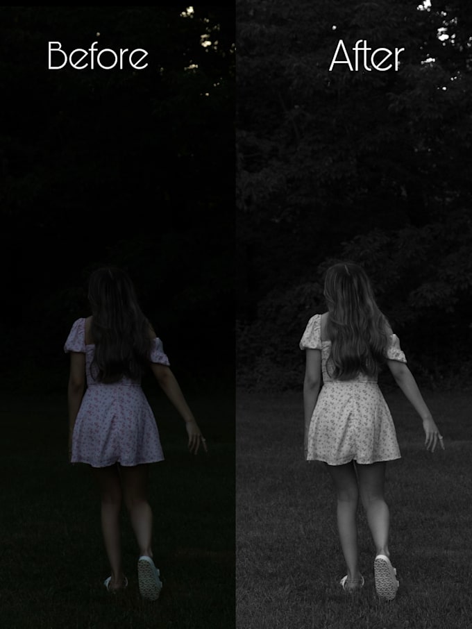 create black and white edits with an old film inspired look