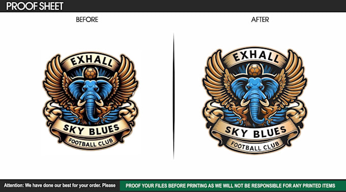 vectorize or redraw your logo in a few hours