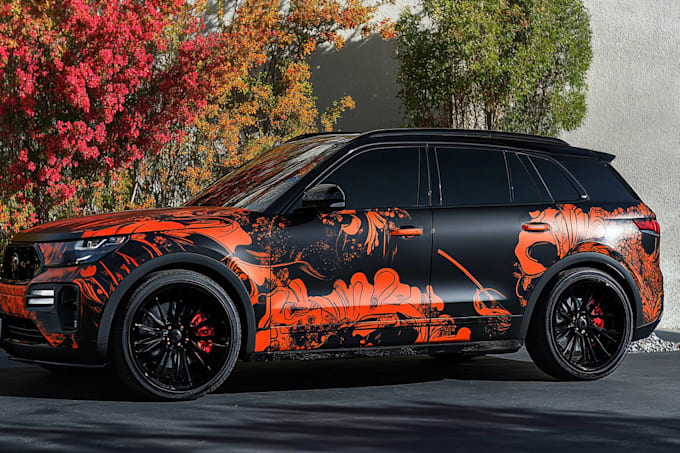 create professional car wrap , vehicle wrap