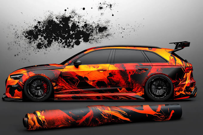 professional car wrap design, van wrap design and car wrap