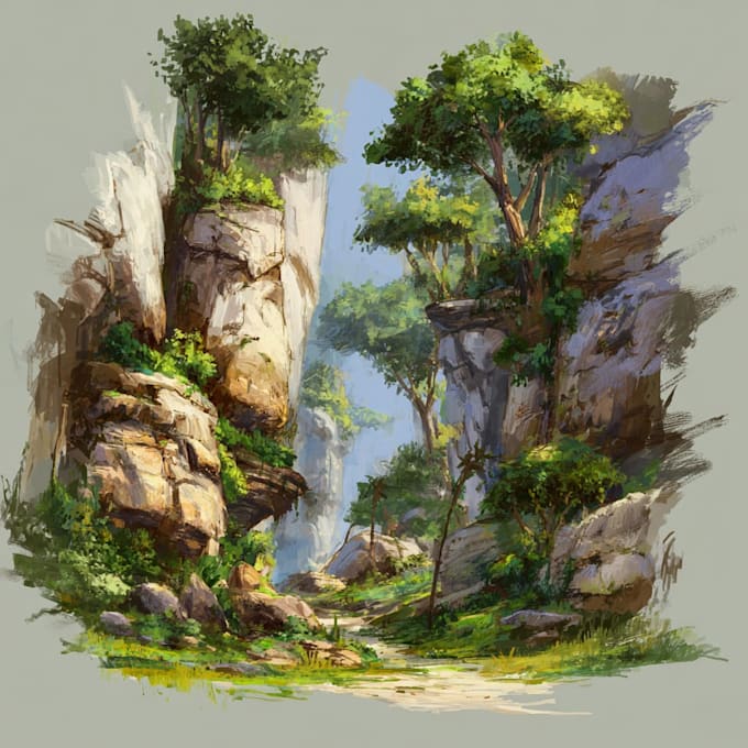 environment concept art landscape design
