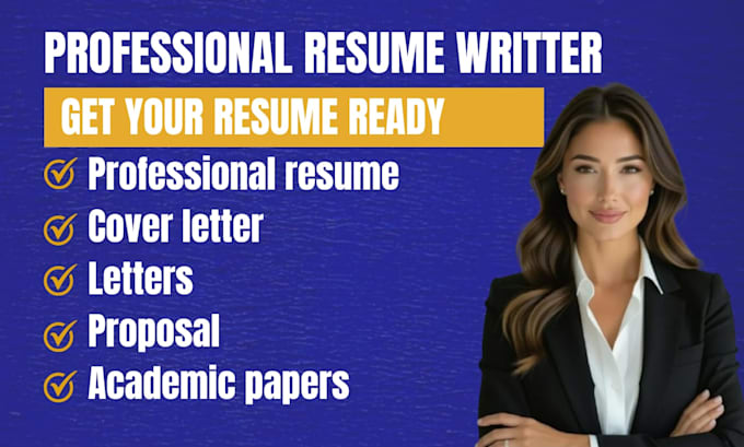 write professional resume writng,CV and cover letter