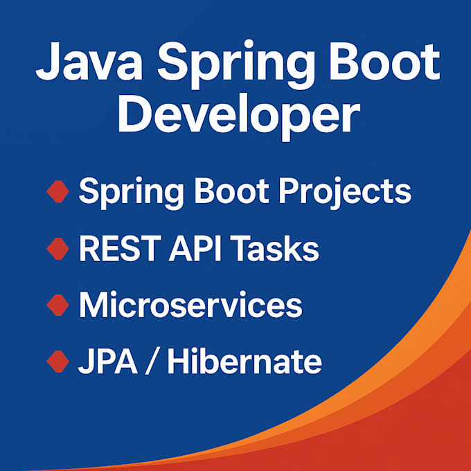 develop enterprise java spring boot backend systems with best practices