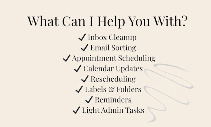 clean up your inbox and organize your emails