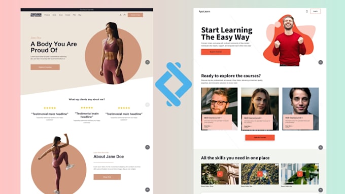 develop and design simvoly or gohighlevel websites and sales funnels
