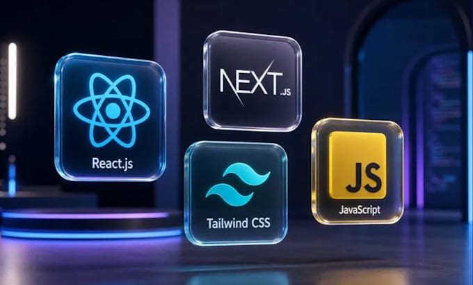 build a responsive react next js website using tailwind CSS and typescript