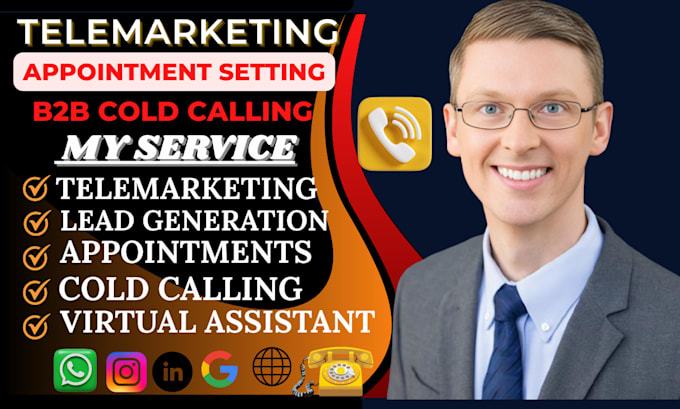 do professional b2b cold calling, telemarketing and appointment setting