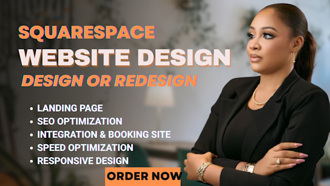 build squarespace website, wix design, redesign squarespace website development