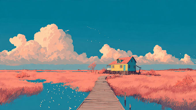 paint stunning landscape illustrations