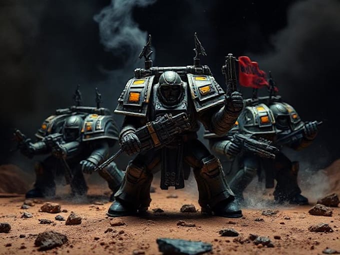 paint your warhammer 40k models using pro miniature painting