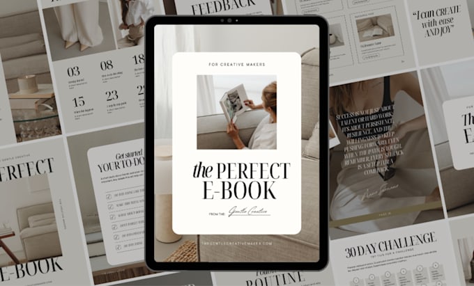 canva ebook design, pdf design, ebook formatting, workbook, book interior design