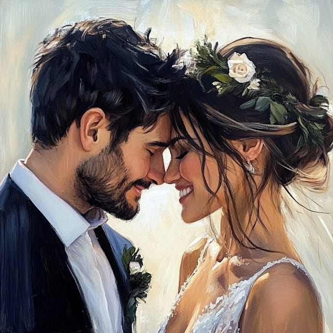 design couple portrait wedding portrait