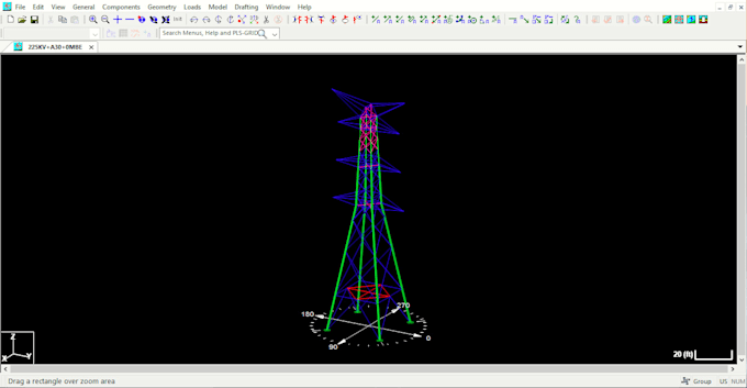 teach you overhead distribution and transmission powerlines using pls cadd