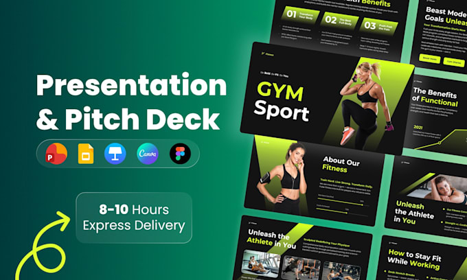 do powerpoint, google slides design and investor pitch deck