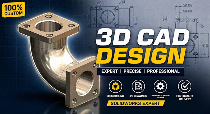 do model mechanical design using fusion 360, autocad 2d to 3d solidworks, creo