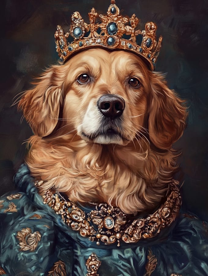 design custom pet portrait