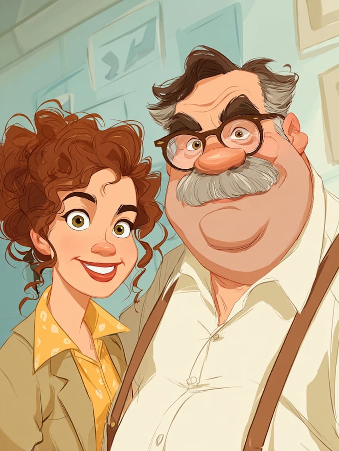 do disney cartoon portrait