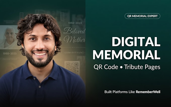 build a custom qr code web app for menus memorials, reviews, react next node js