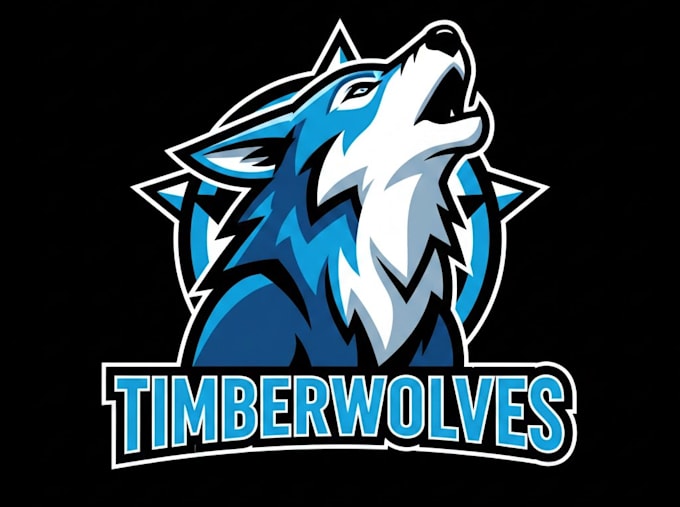 design high quality premium wolf logo with t shirt design