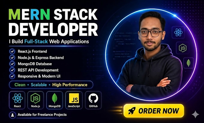 architect full stack mern web apps with frontend and backend development