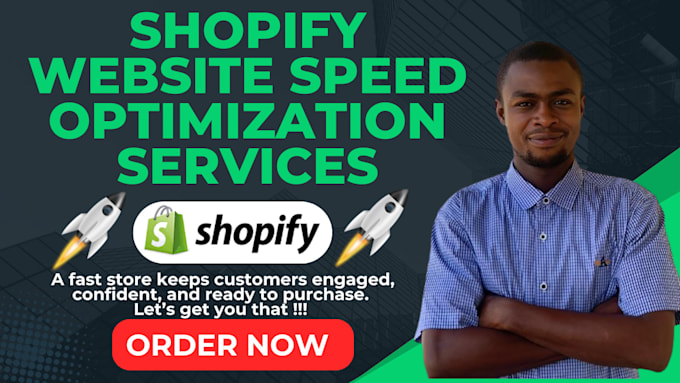 speed up shopify store, fix slow website and optimize performance, speed expert