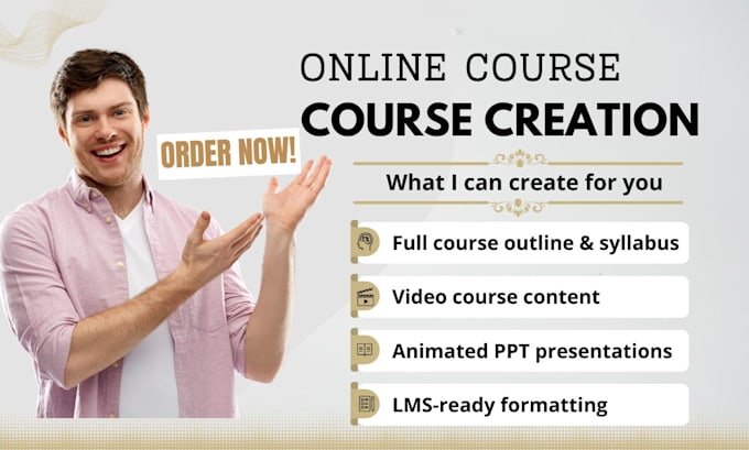 do lms online course content, video course, syllabus, elearning course creation