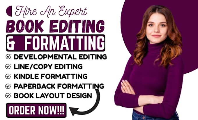 proofread, edit, and format your fiction novel or manuscript