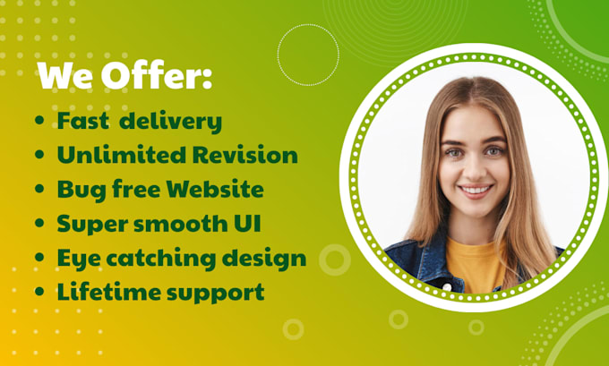 develop professional portfolio websites for you