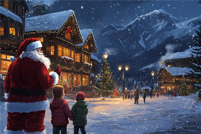 design christmas themed illustration