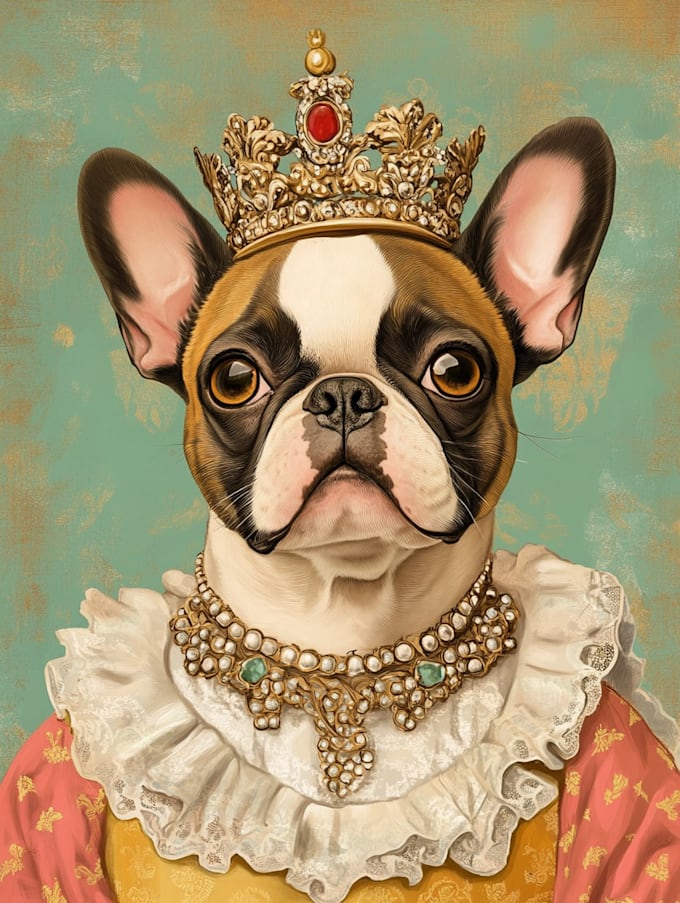 draw custom pet portrait or pet illustration