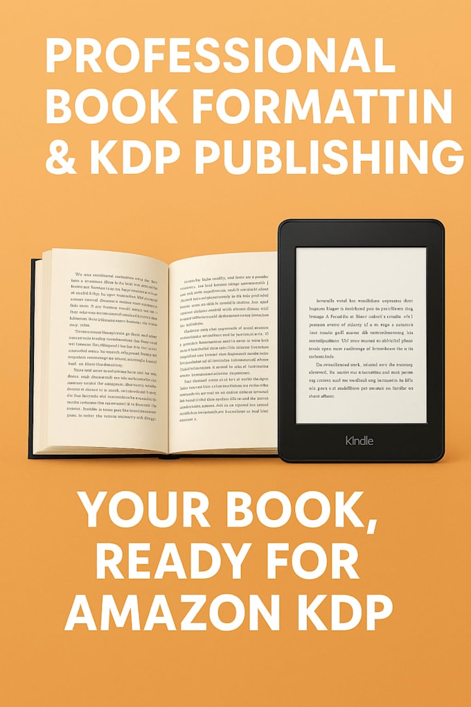 format your book and publish on amazon KDP professionally