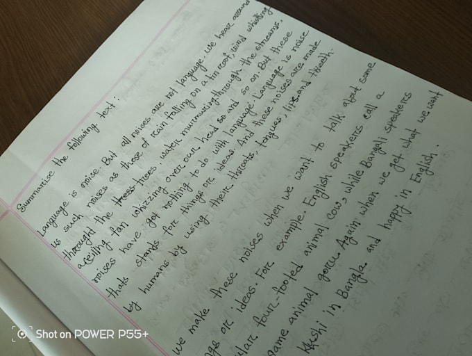 create beautiful and aesthetic custom handwriting