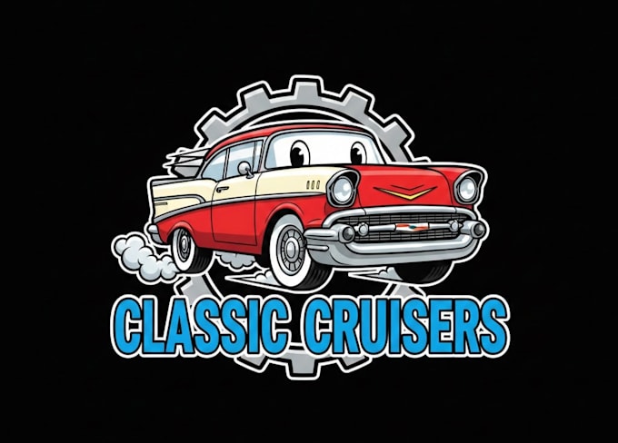 design high quality t shirt with auto classic car logo