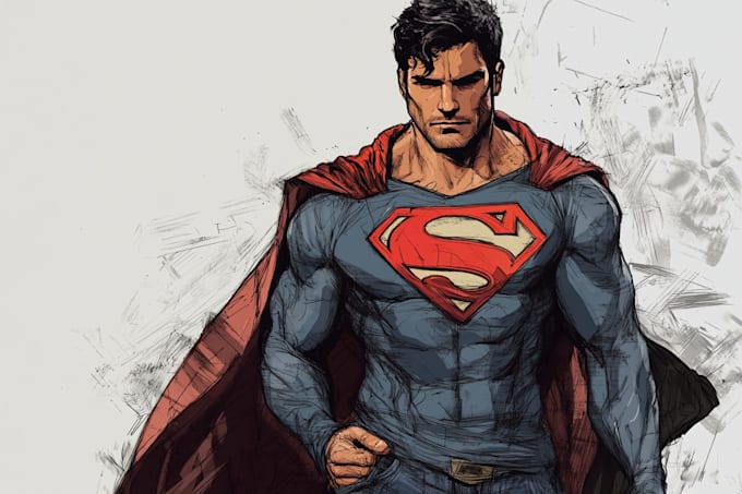 superhero character for comics