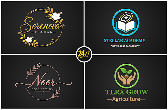 design a perfect author or minimalist logo for you