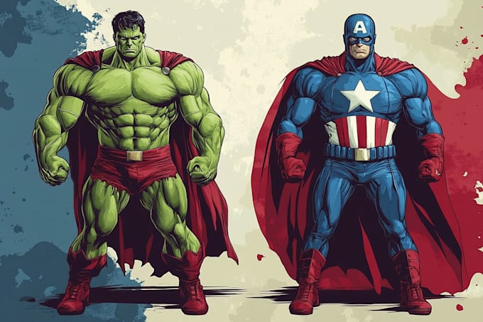 design your original superhero comic logo