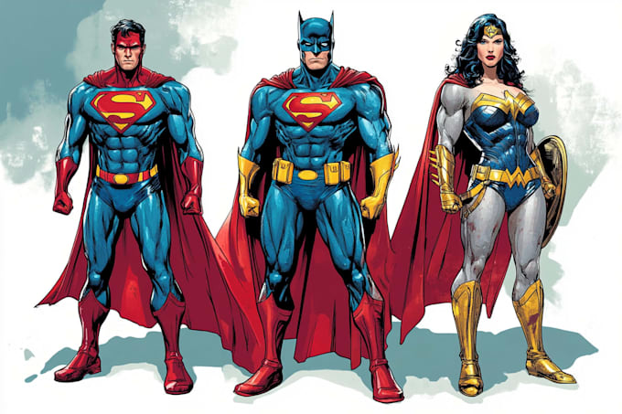 create superhero caricature for you