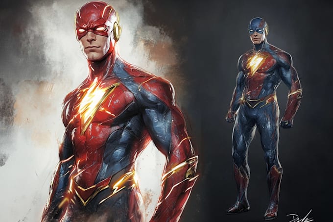 create scifi, fantasy, superhero character design