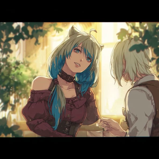 Make a character design and concept art in anime style by Xufleom | Fiverr