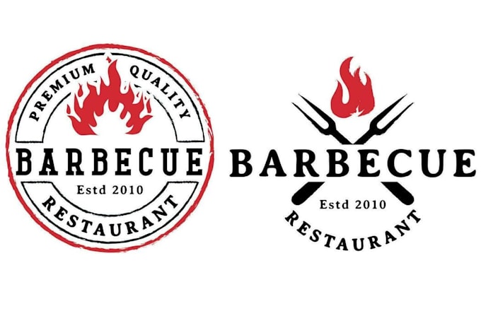 design eye catching berbecue logo