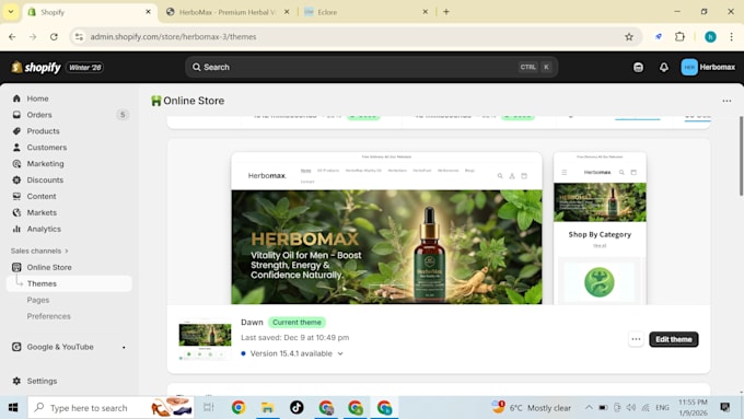 build a branded one product shopify store or dropshipping website